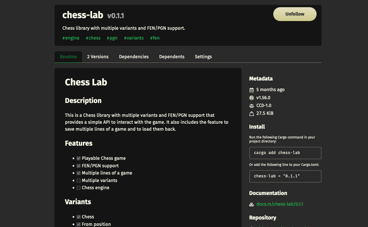 Chess lab